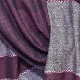 Wollen sjaal Fasil merlot/blush
